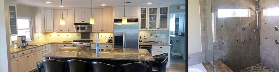 Kitchen, Cabinetry, and Shower